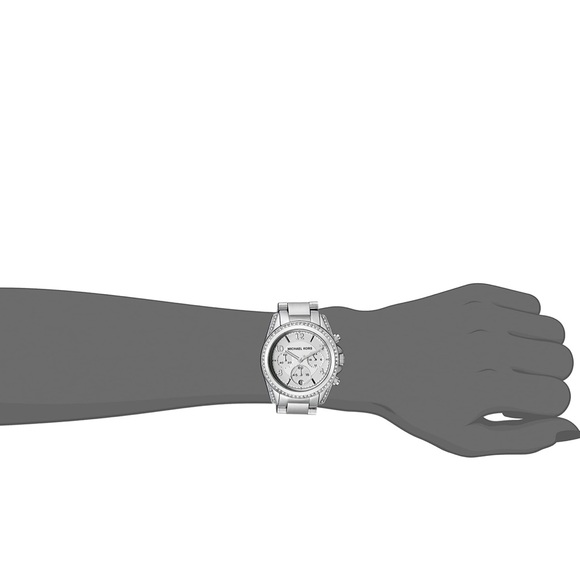 Michael Kors Women's Blair Silver-Tone Watch - Picture 4 of 7